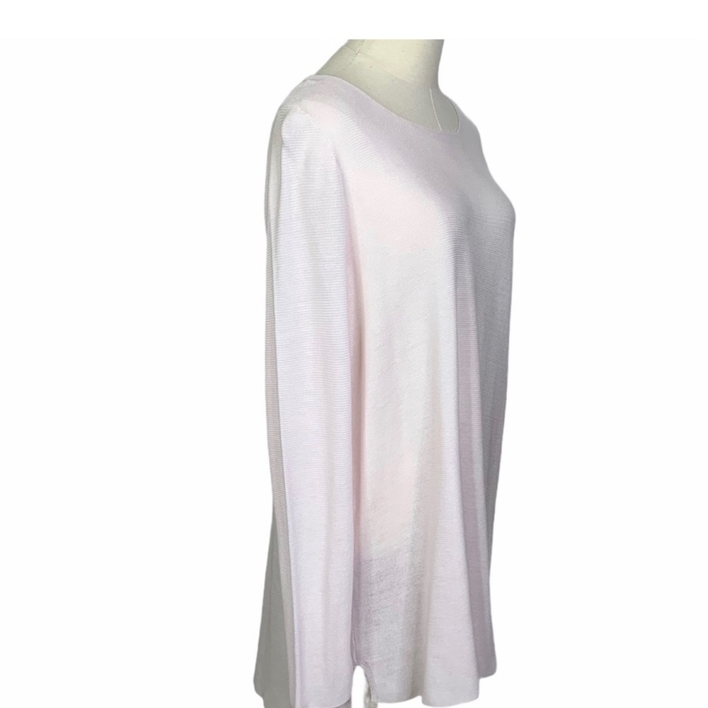 Eileen Fisher XL Waffle Knit Pullover Top 2000 - Picture 4 of 8